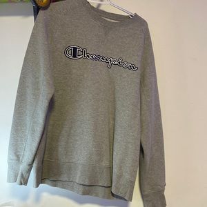 grey champion crew neck